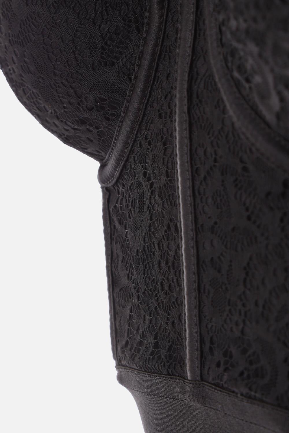 DEL CORE top cropped bustier in pizzo Duty-free