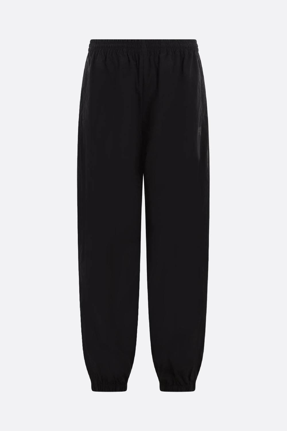ALEXANDER WANG pantalone jogging in nylon stampa logo Puff Promozione