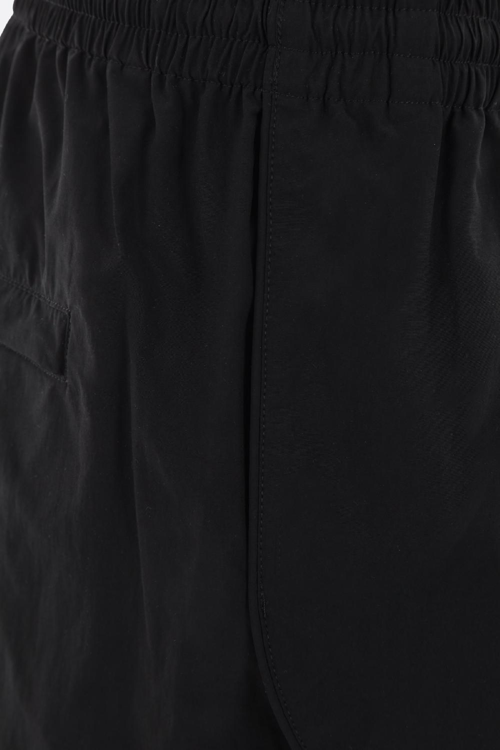ALEXANDER WANG pantalone corto jogging in nylon stampa logo Puff Spedizione Gratuita