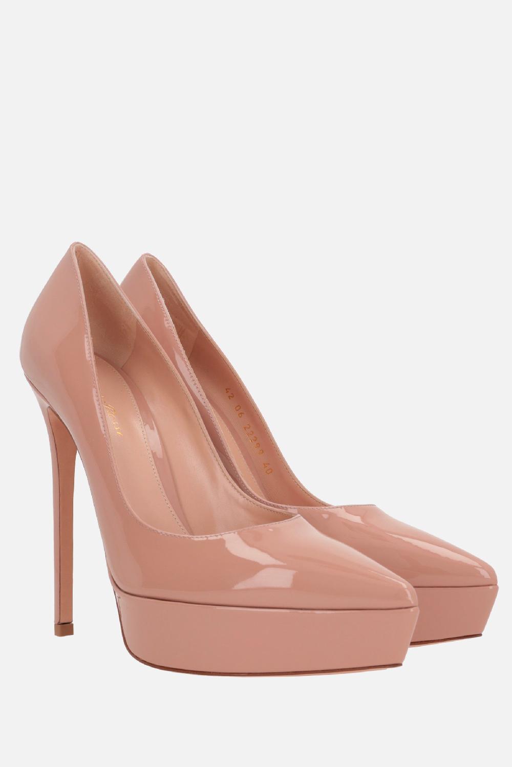 GIANVITO ROSSI décolleté platform in vernice Qualità Garantita