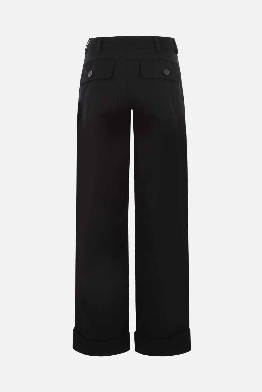 SIMONE ROCHA pantalone workwear a gamba larga in twill Negozi Online