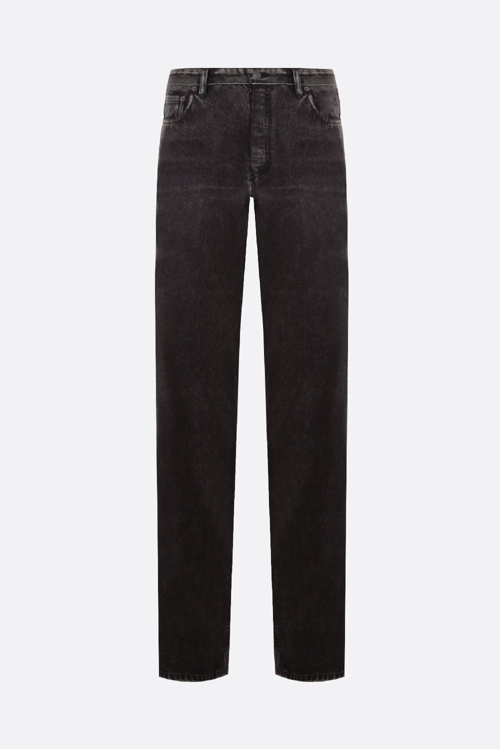 BALENCIAGA pantalone oversize in pile trompe l'œil Acquista Ora