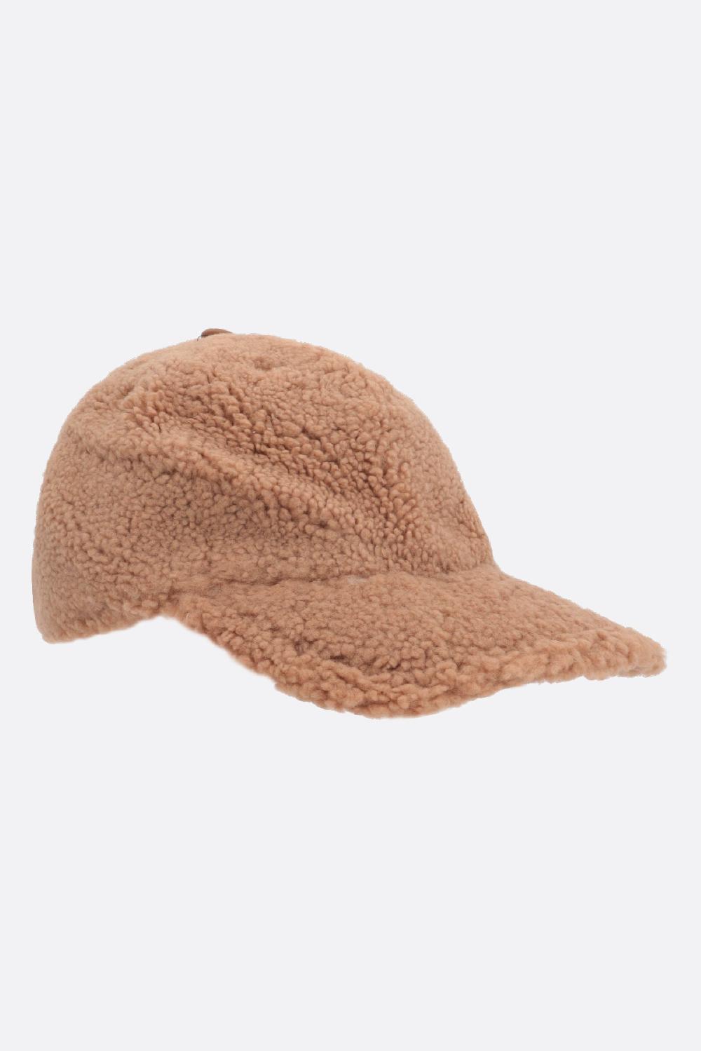 YVES SALOMON cappello baseball in shearling Fino Al -60%