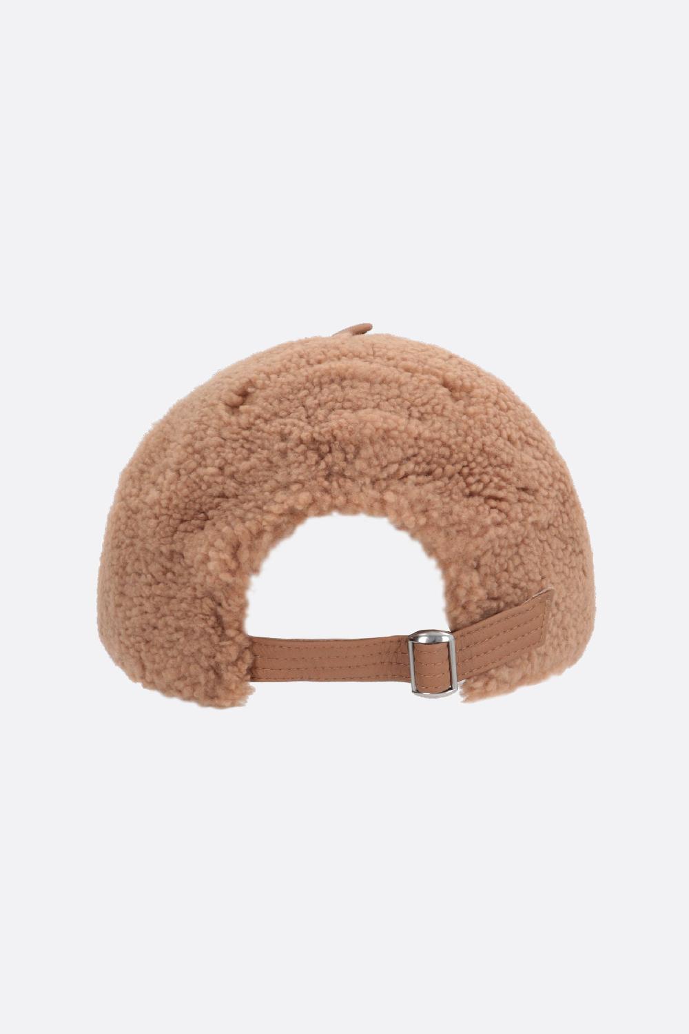 YVES SALOMON cappello baseball in shearling Fino Al -60%
