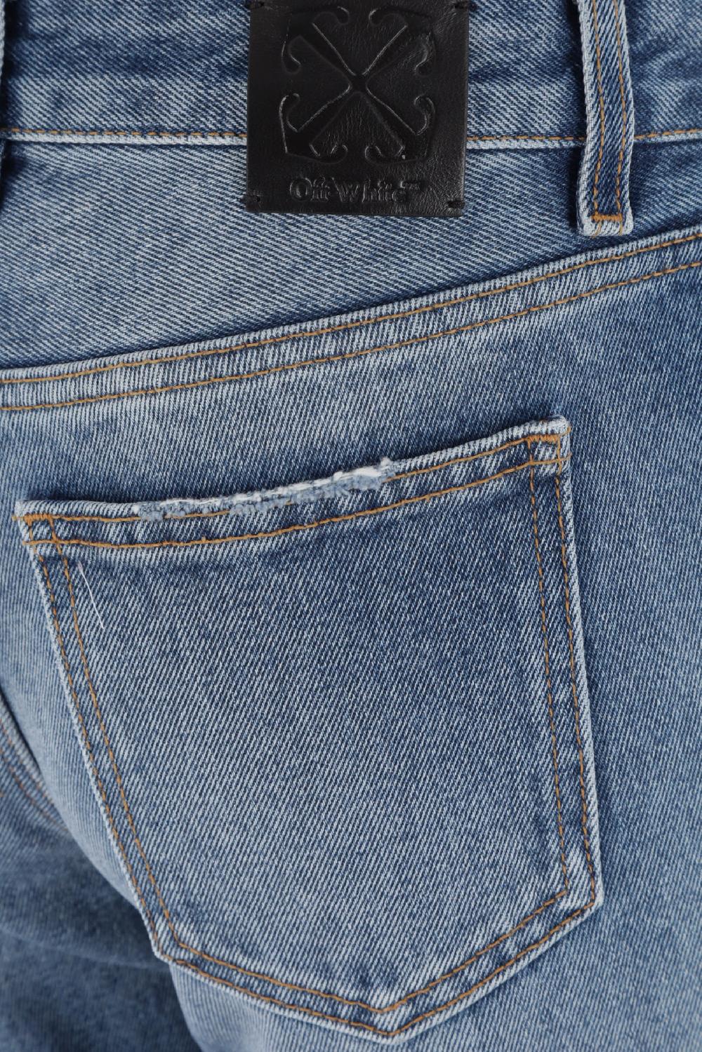 OFF WHITE jeans flare in denim Presa