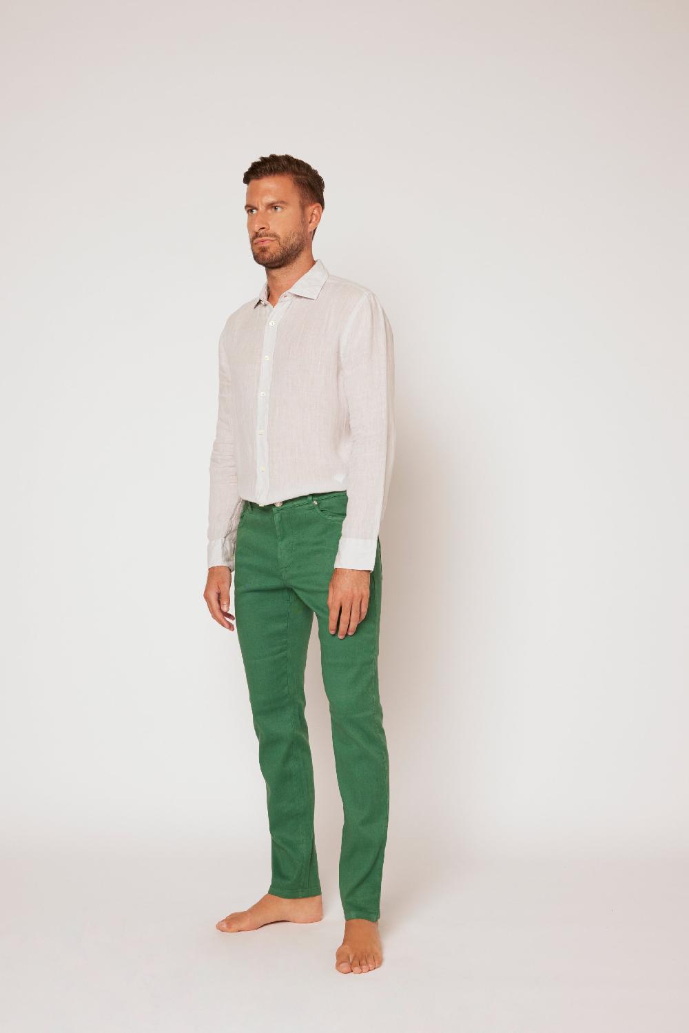 120% Lino 5 Pocket Regular Pant Consegna Veloce