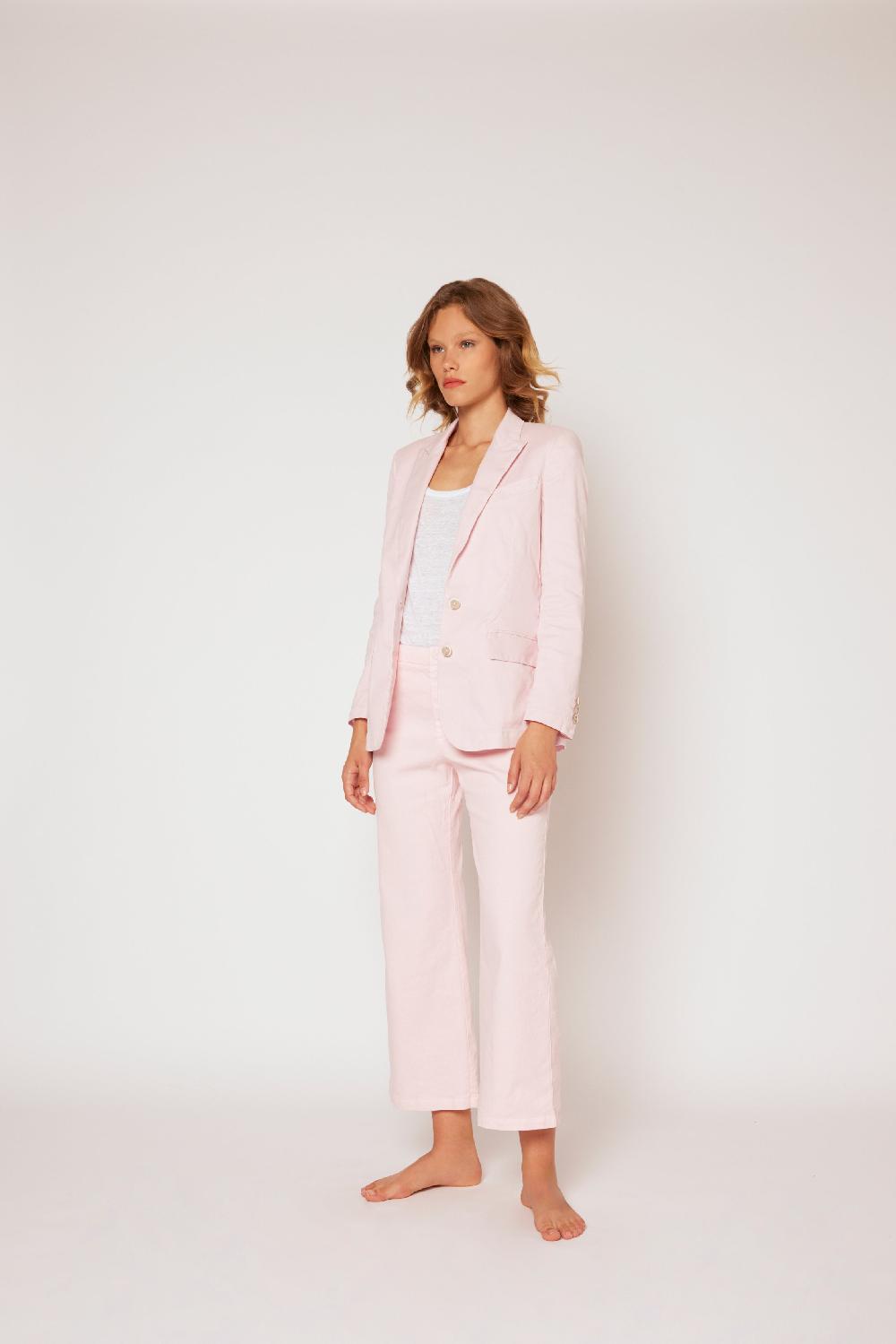 120% Lino Two buttons linen jacket Prezzo Ridotto
