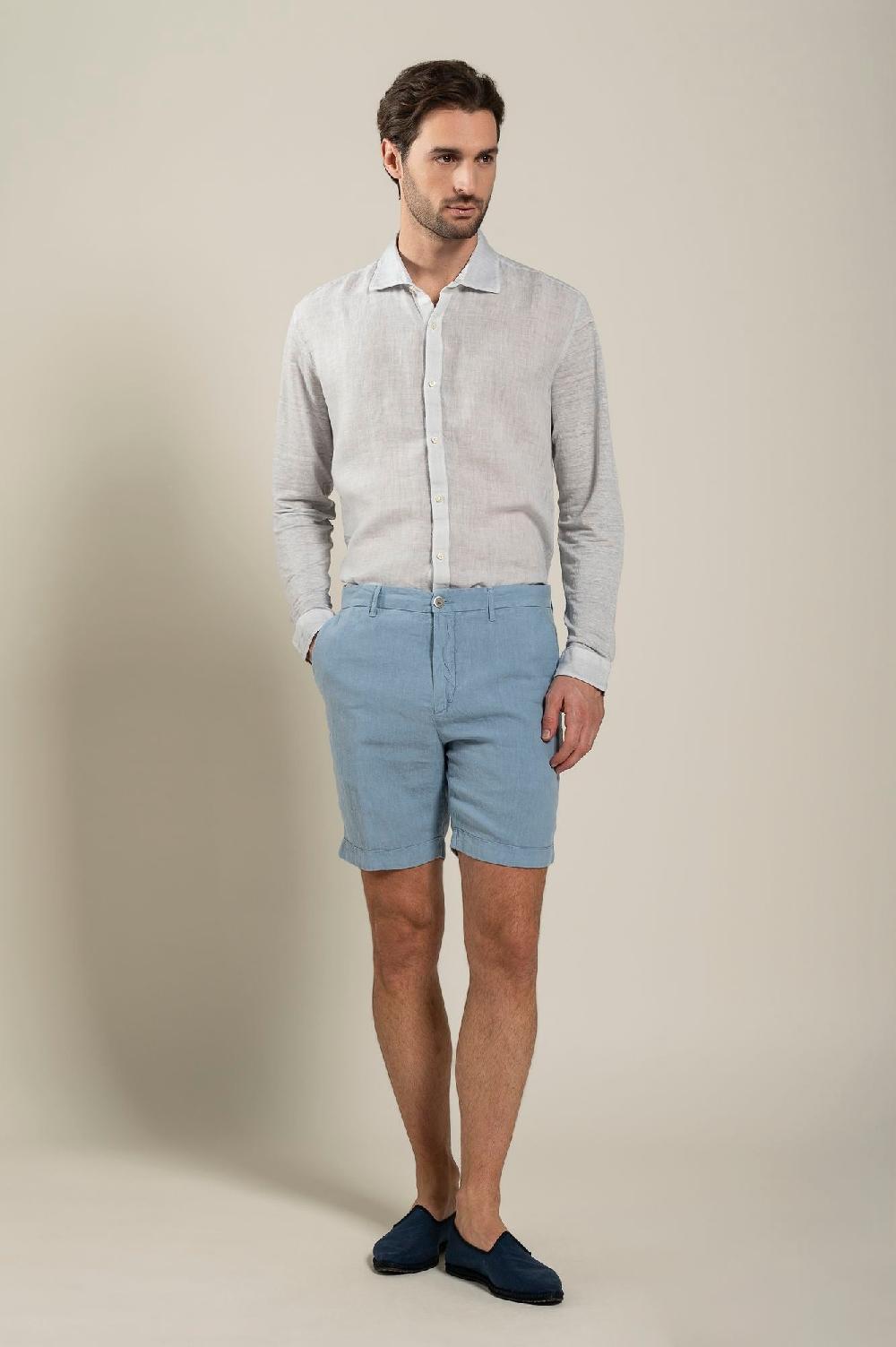 120% Lino Man Bermuda Short Presa