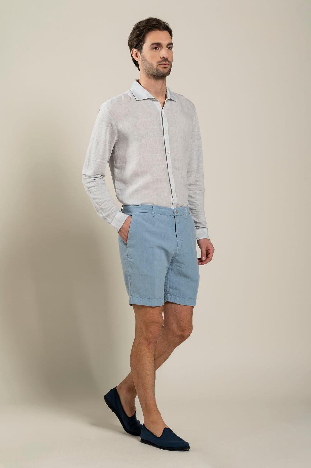 120% Lino Man Bermuda Short Presa