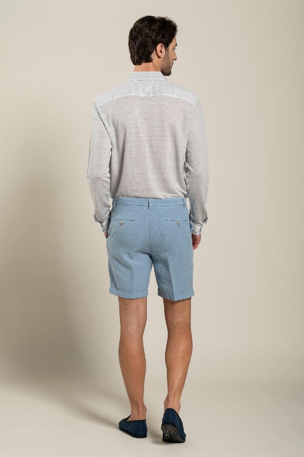 120% Lino Man Bermuda Short Presa