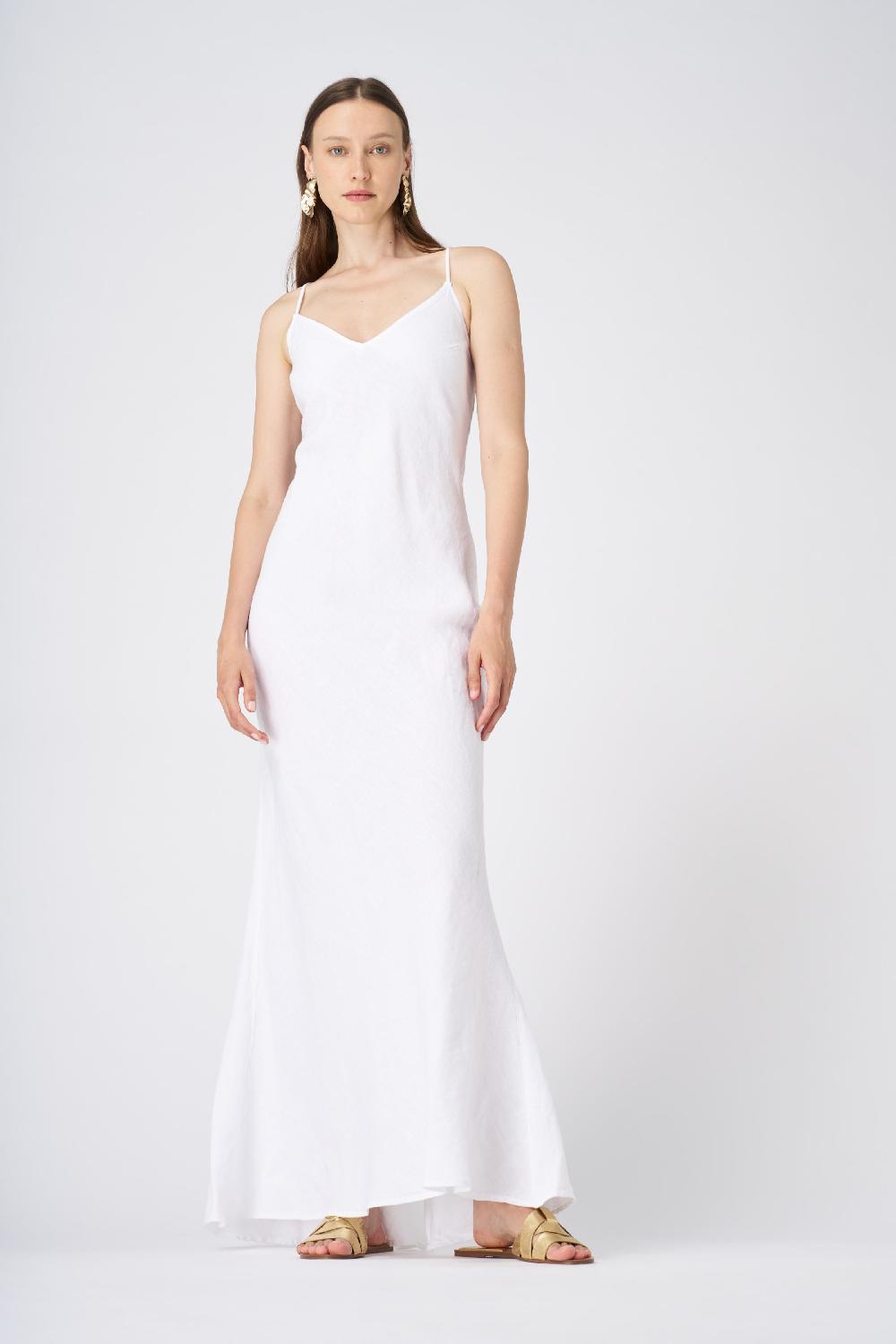 120% Lino Slip Dress