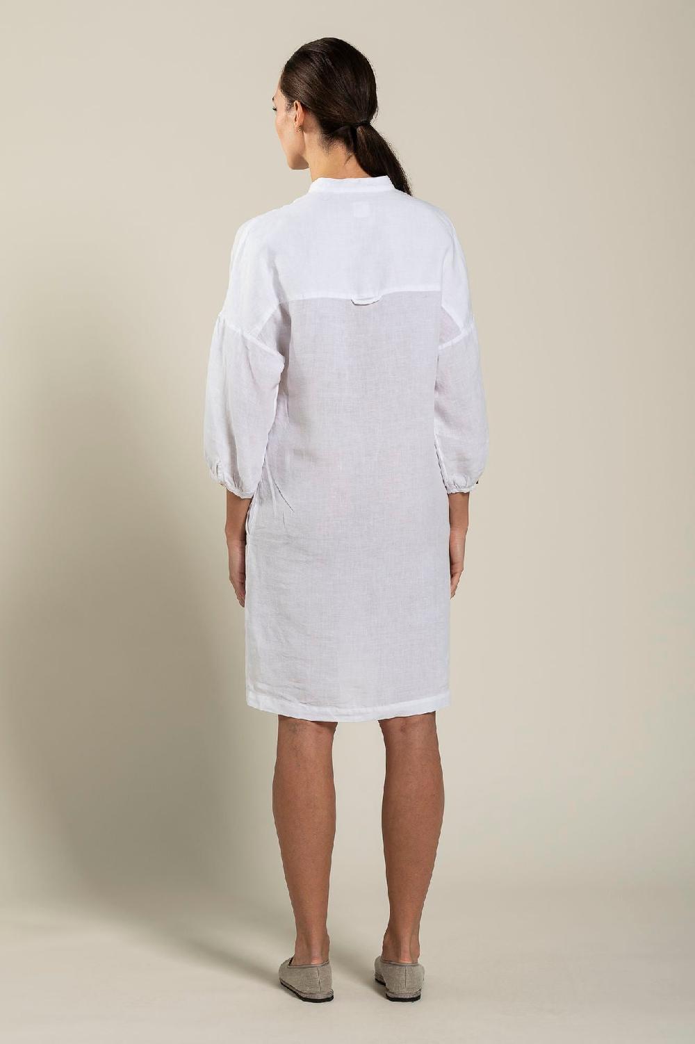 120% Lino Dress With Pockets Outlet