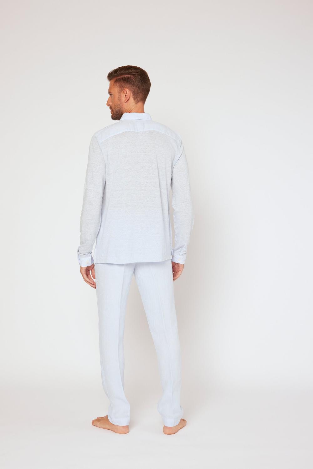 120% Lino Long Sleeve Shirt Vendita