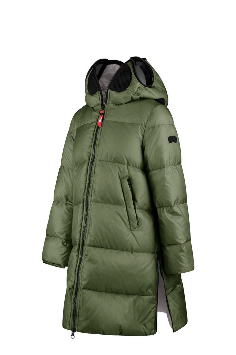 Ai-Riders Piumino Lungo Bambina in Nylon Micro-Ripstop - CG621BTKJ4 | AI Riders Affare Del Giorno