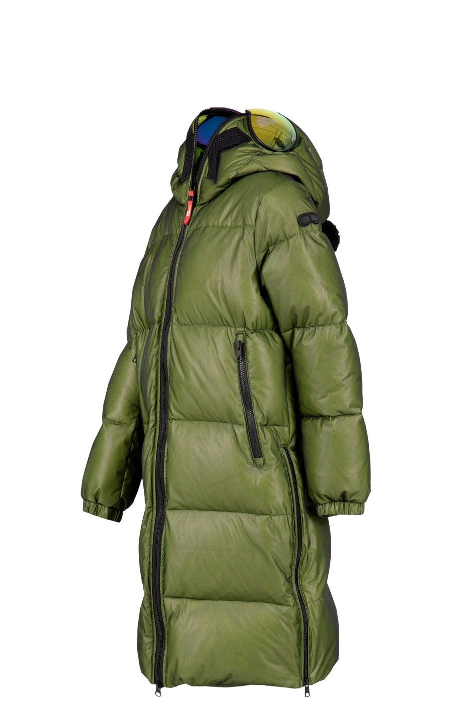 Ai-Riders Piumino Lungo Unisex in Nylon con Stampa e Spacchi Zippati Unisex CX503RTMBT3 | Ai-Riders Shopping online