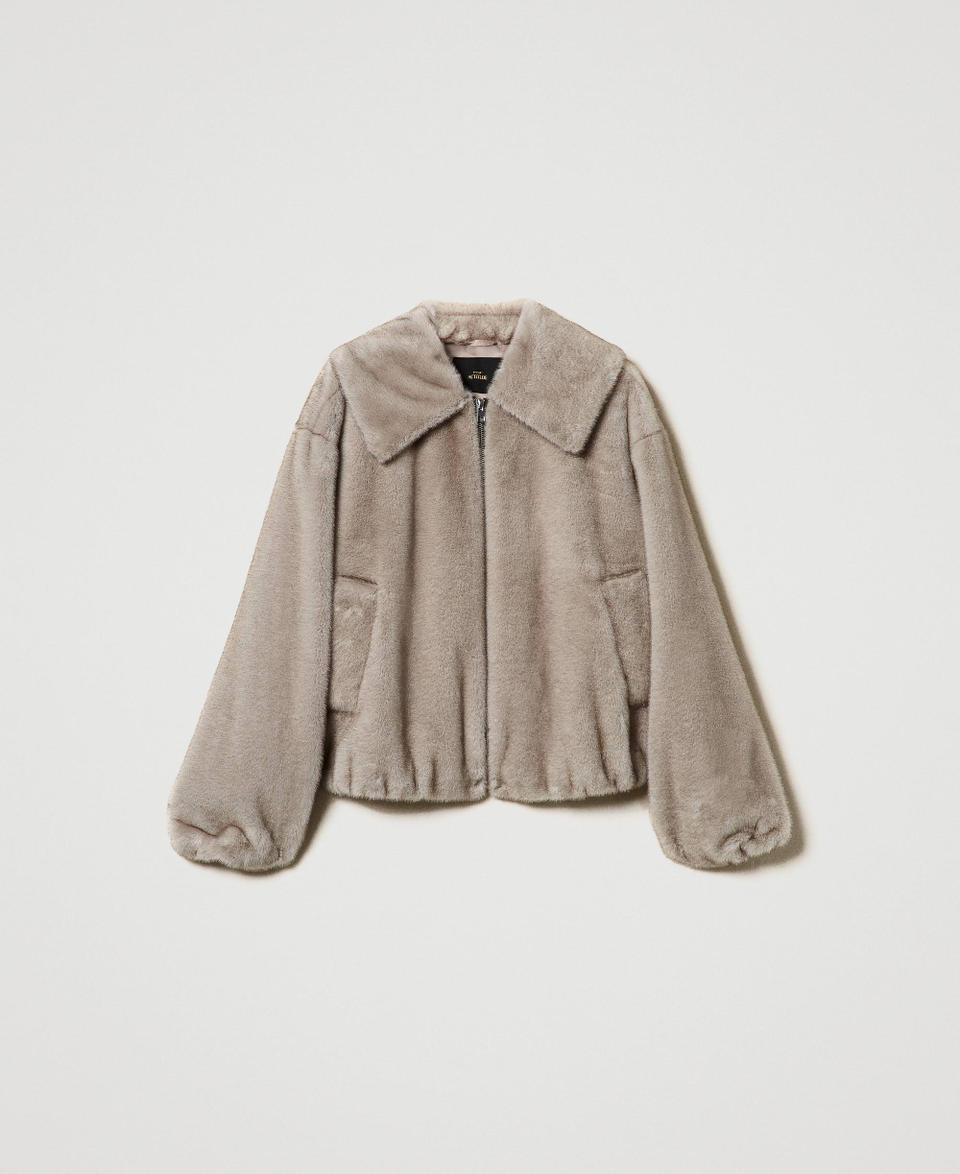 Twin Set Giacca corta in faux fur Qualità Garantita