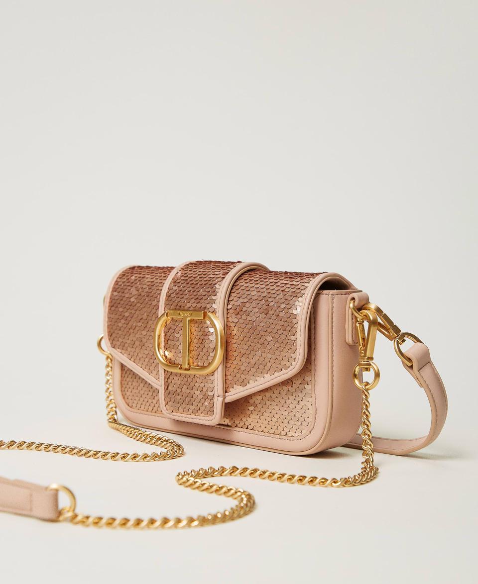 Twin Set Borsa a tracolla 'Amie' con paillettes In Linea