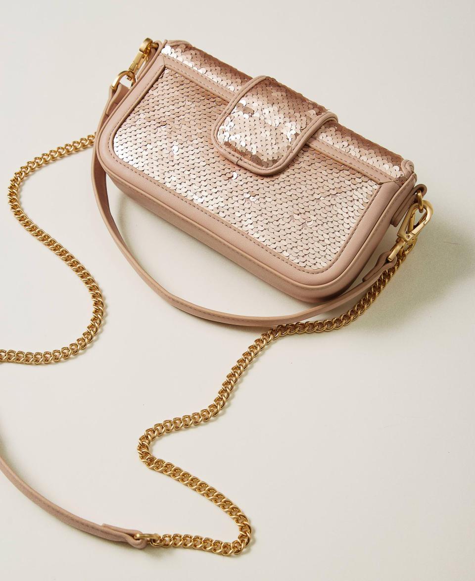 Twin Set Borsa a tracolla 'Amie' con paillettes In Linea