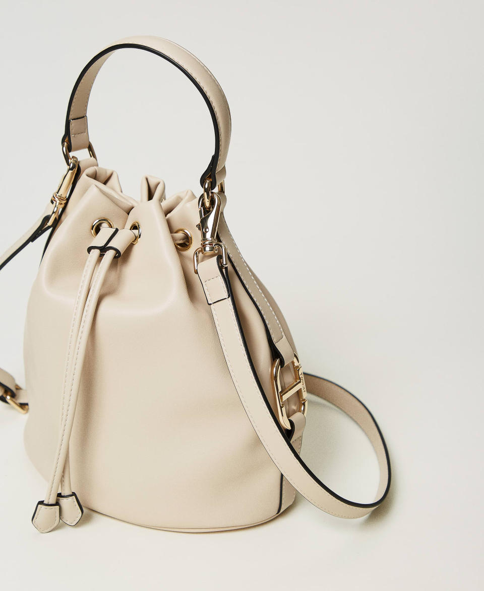 Twin Set Borsa a secchiello con fibbia Oval T Qualità