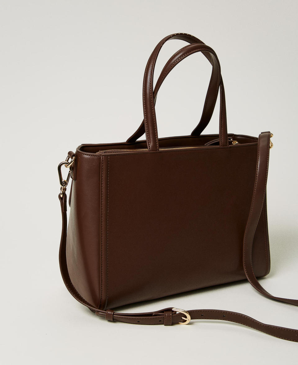 Twin Set Borsa shopper ‘Brera’ con apertura Oval T Nuovo