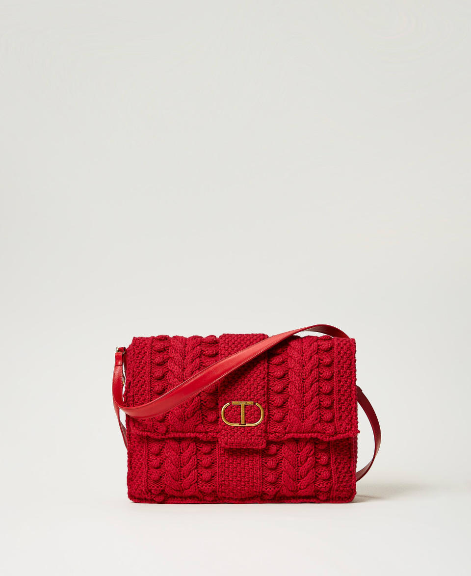 Twin Set Borsa a tracolla tricot 'Emma' Qualità Garantita