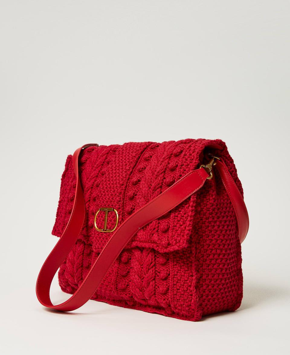 Twin Set Borsa a tracolla tricot 'Emma' Qualità Garantita