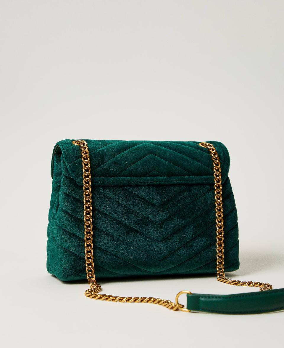 Twin Set Borsa a tracolla 'Dreamy' media in velluto Promozione Limitata