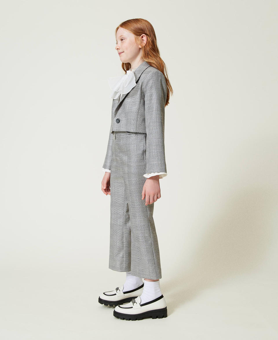 Twin Set Pantaloni flare in principe di Galles In Linea
