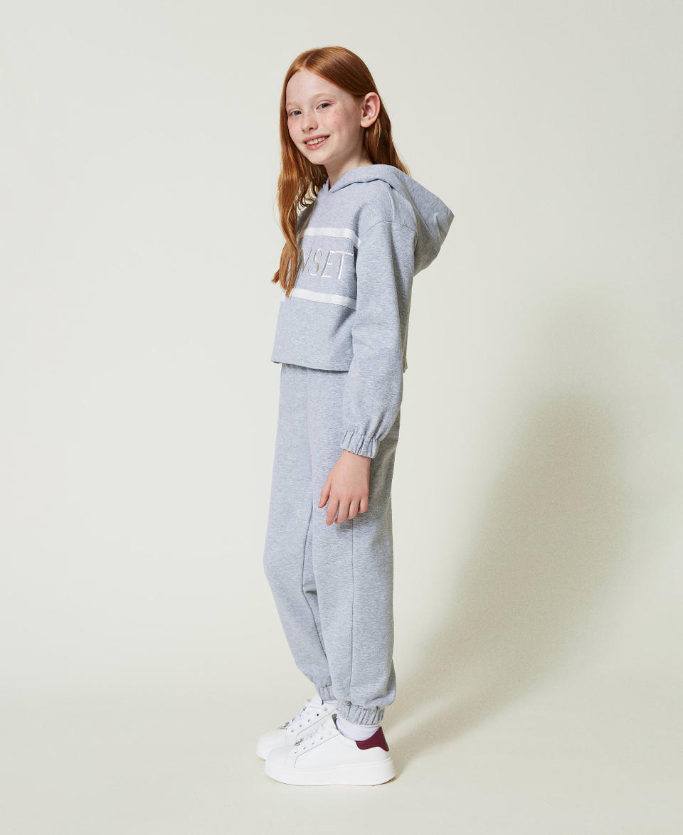 Twin Set Pantaloni joggers in felpa Prezzo di fabbrica