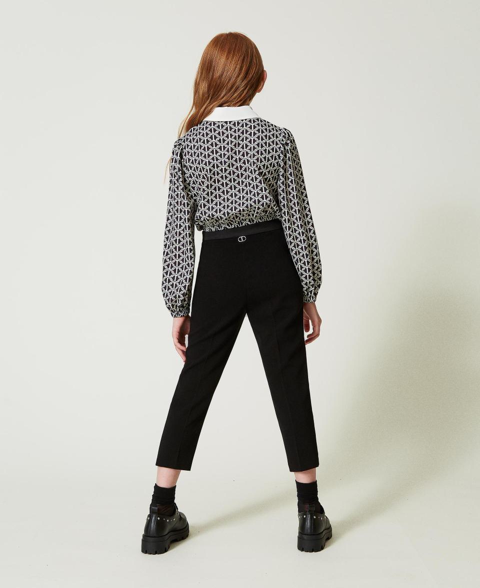 Twin Set Pantaloni a sigaretta in flanella Pezzi Unici