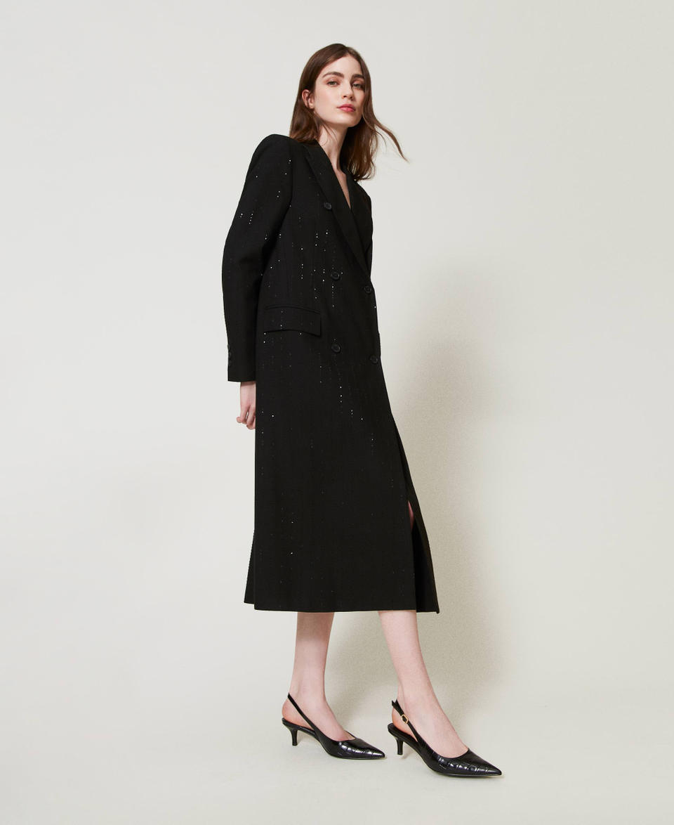 Twin Set Décolleté sling back a stampa cocco Affare Del Giorno