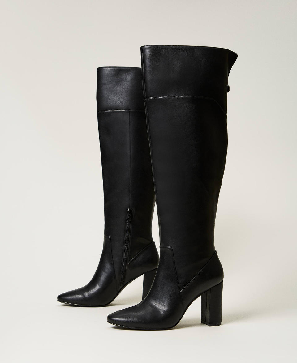 Twin Set Stivali alti over knee Sconto