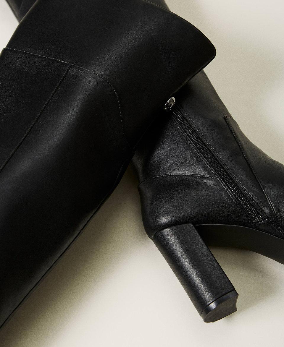 Twin Set Stivali alti over knee Sconto