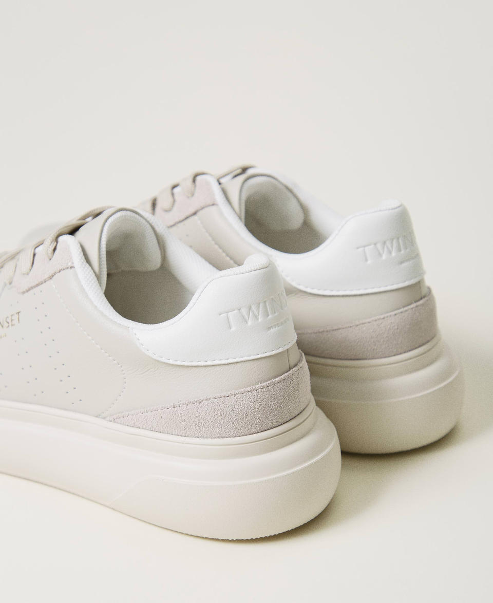 Twin Set Sneakers traforate con logo Vendita Economica