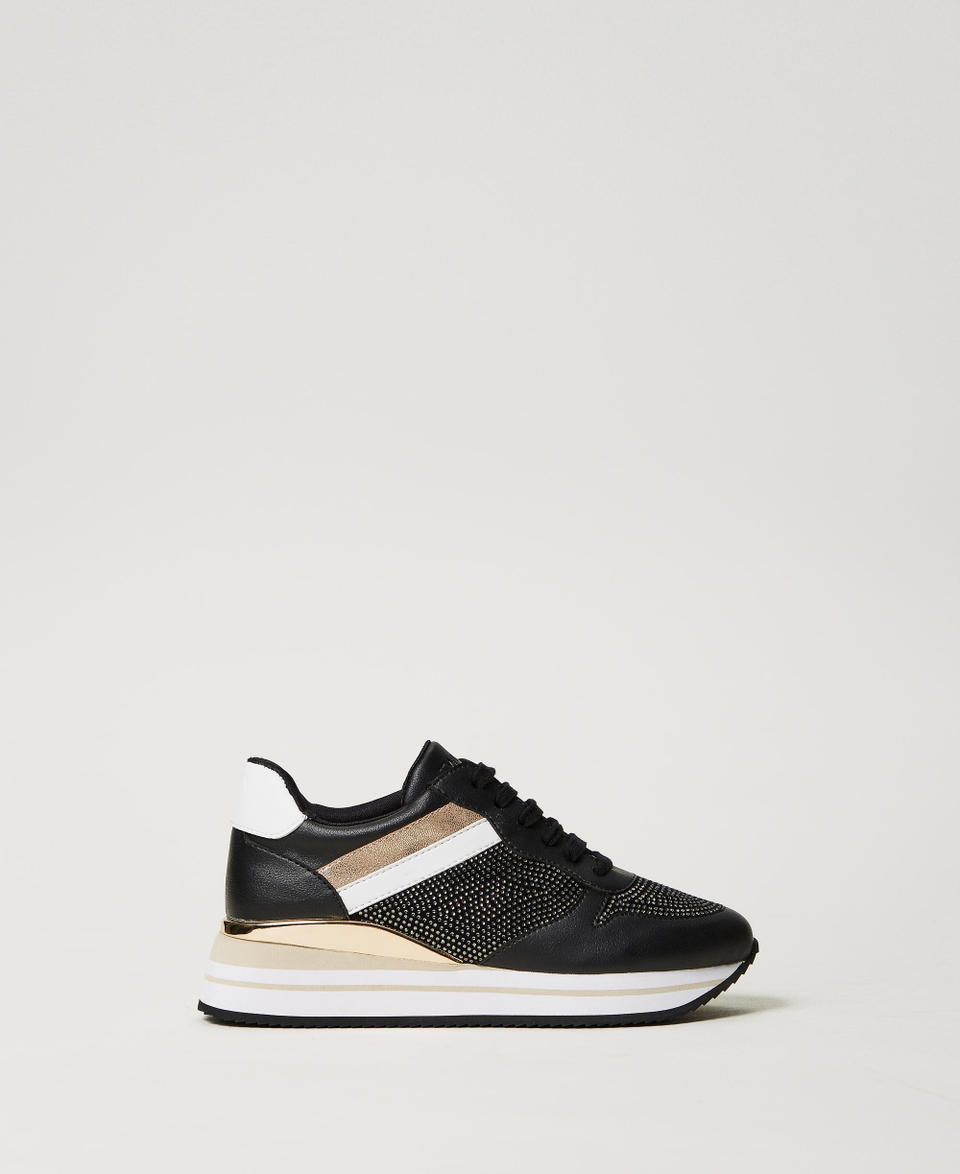 Twin Set Sneakers running con strass