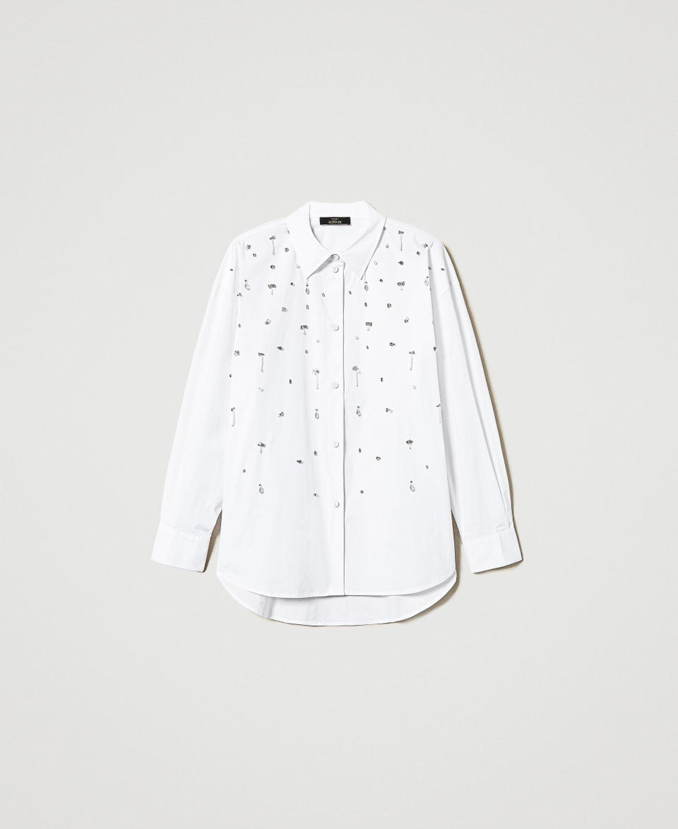 Twin Set Camicia con ricami a mano Online
