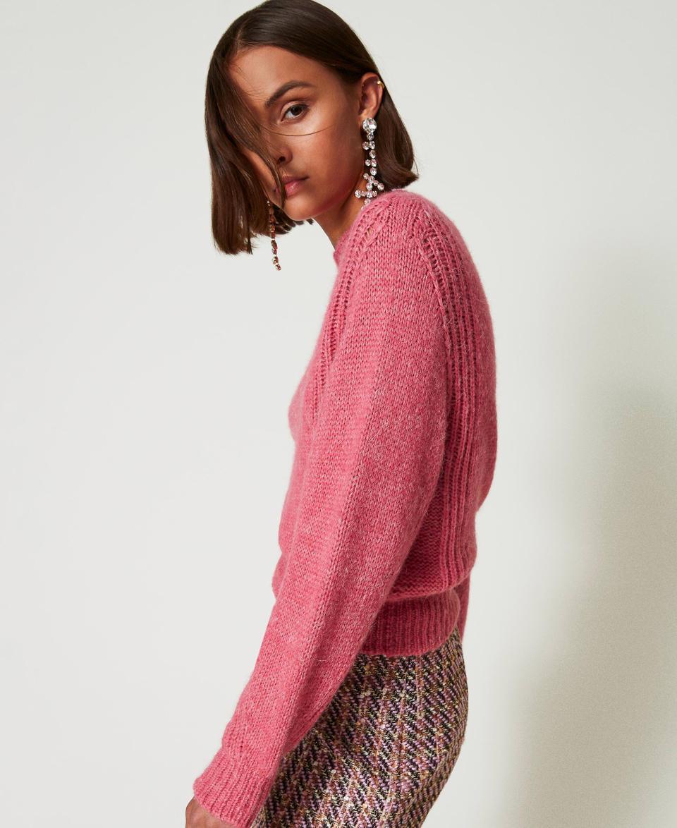 Twin Set Maglia lupetto in misto lana seamless Offerte