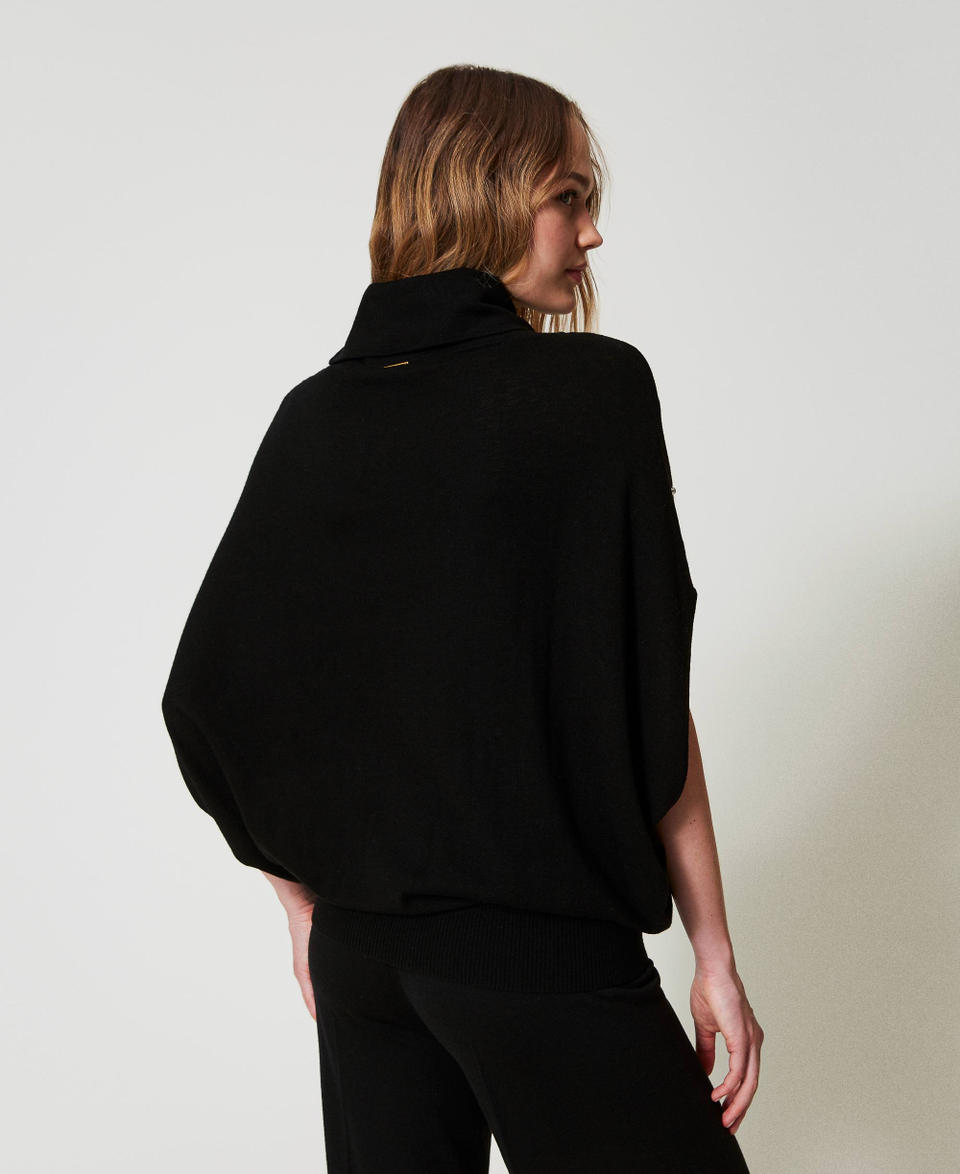 Twin Set Maglia in misto lana con ricamo di perle Nuovo
