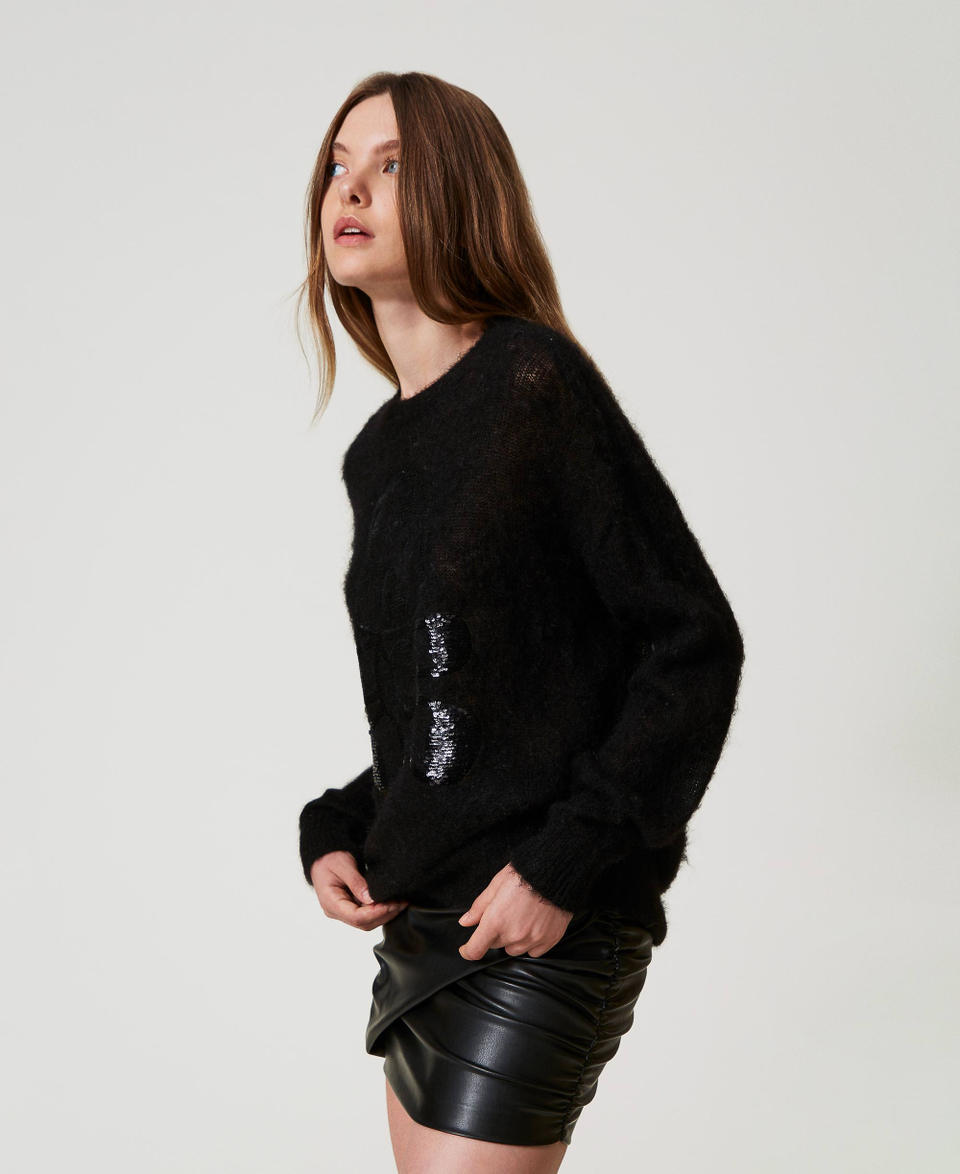 Twin Set Maglia MYFO in lana e mohair Promozione