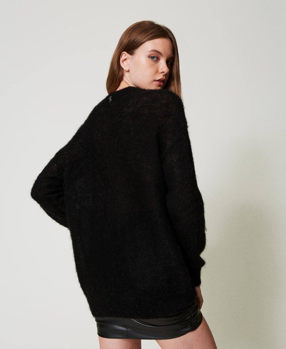 Twin Set Maglia MYFO in lana e mohair Promozione