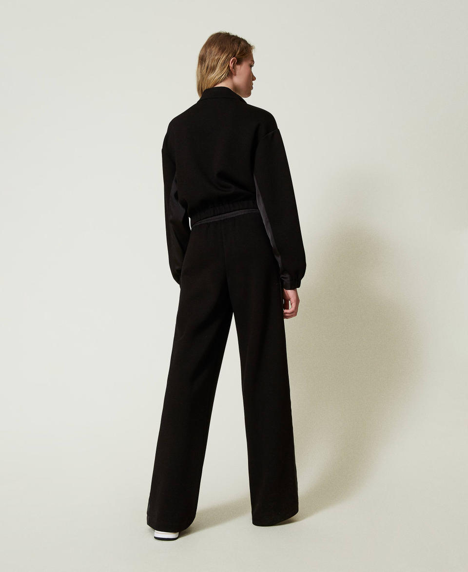 Twin Set Felpa con zip e pantaloni a palazzo Negozi Online
