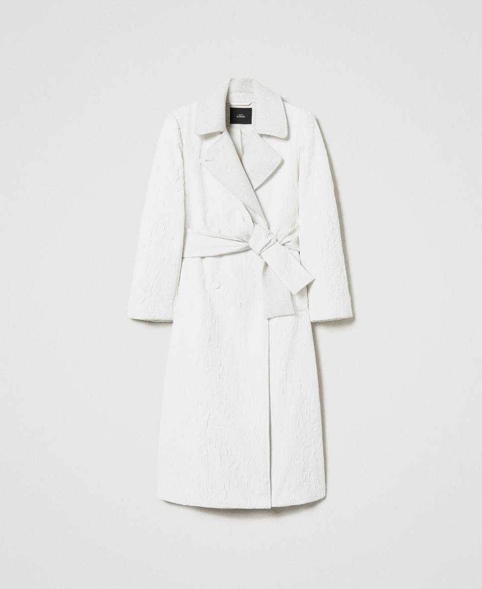 Twin Set Cappotto doppiopetto goffrato Affare Del Giorno