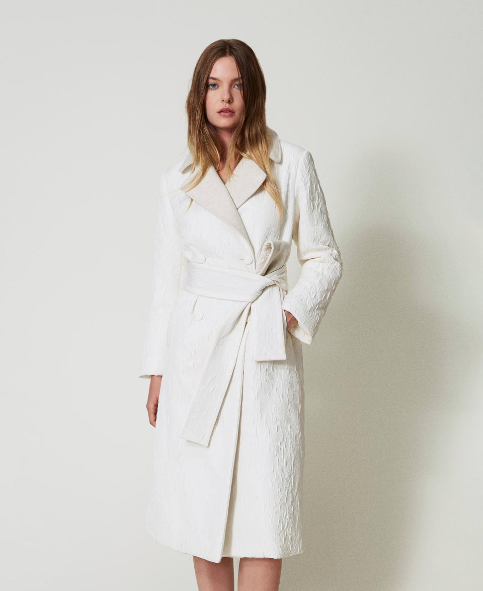 Twin Set Cappotto doppiopetto goffrato Affare Del Giorno