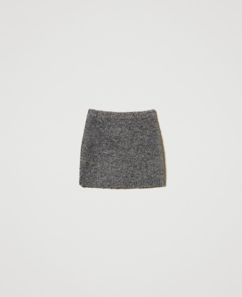 Twin Set Minigonna in maglia bouclé riciclata Economico