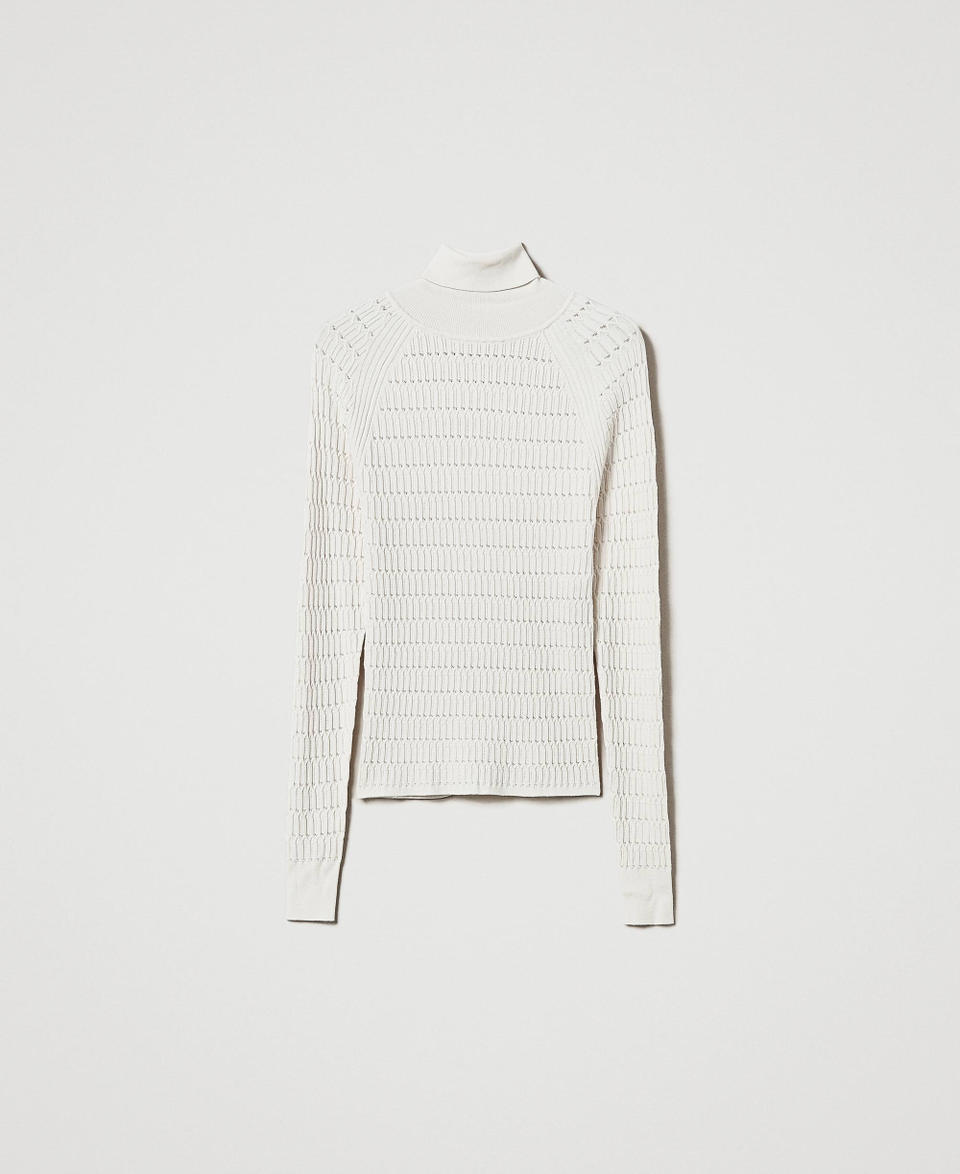 Twin Set Maglia fitted a collo alto Vendita Calda