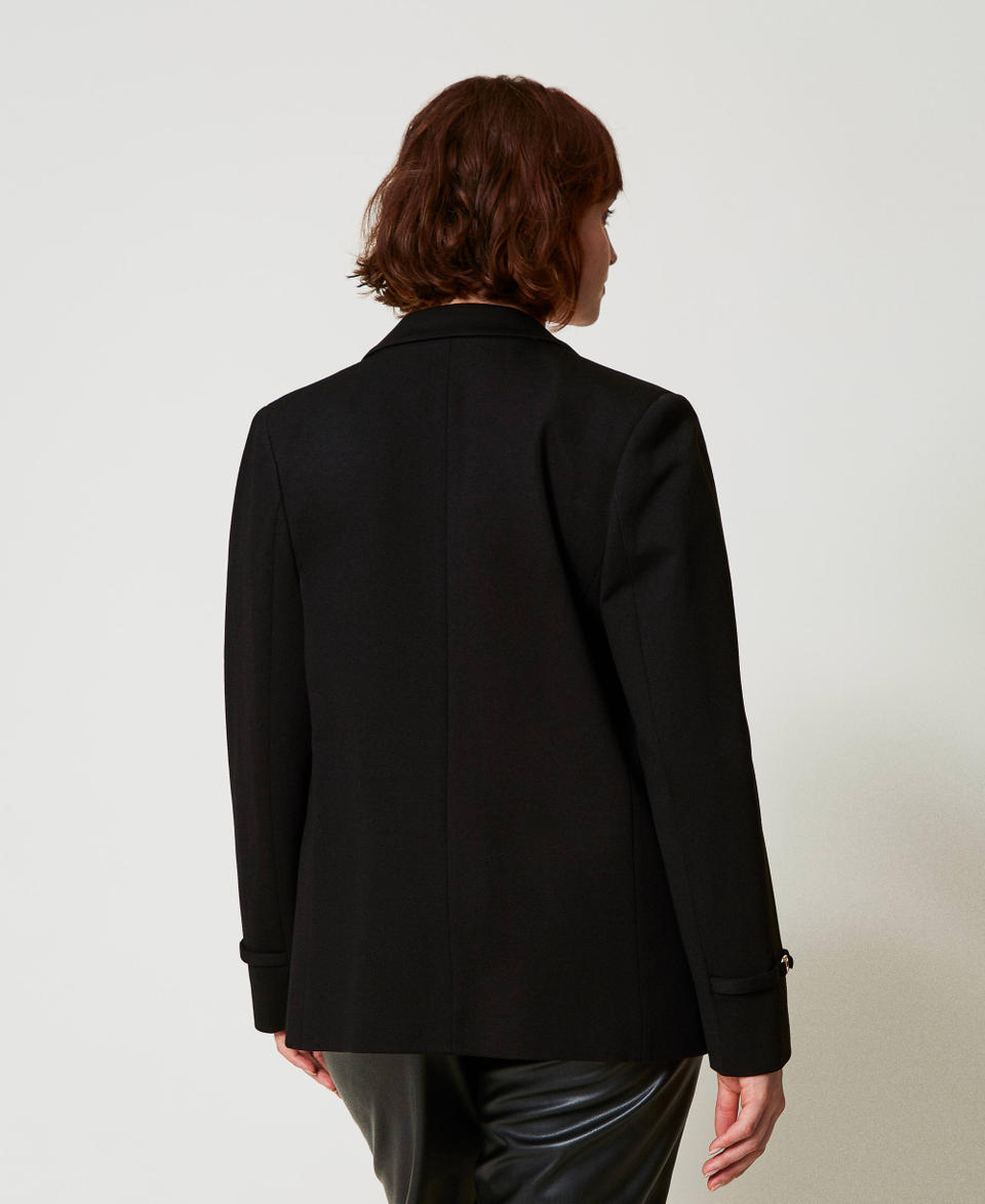 Twin Set Giacca blazer con cinturino Oval T I Più Venduti