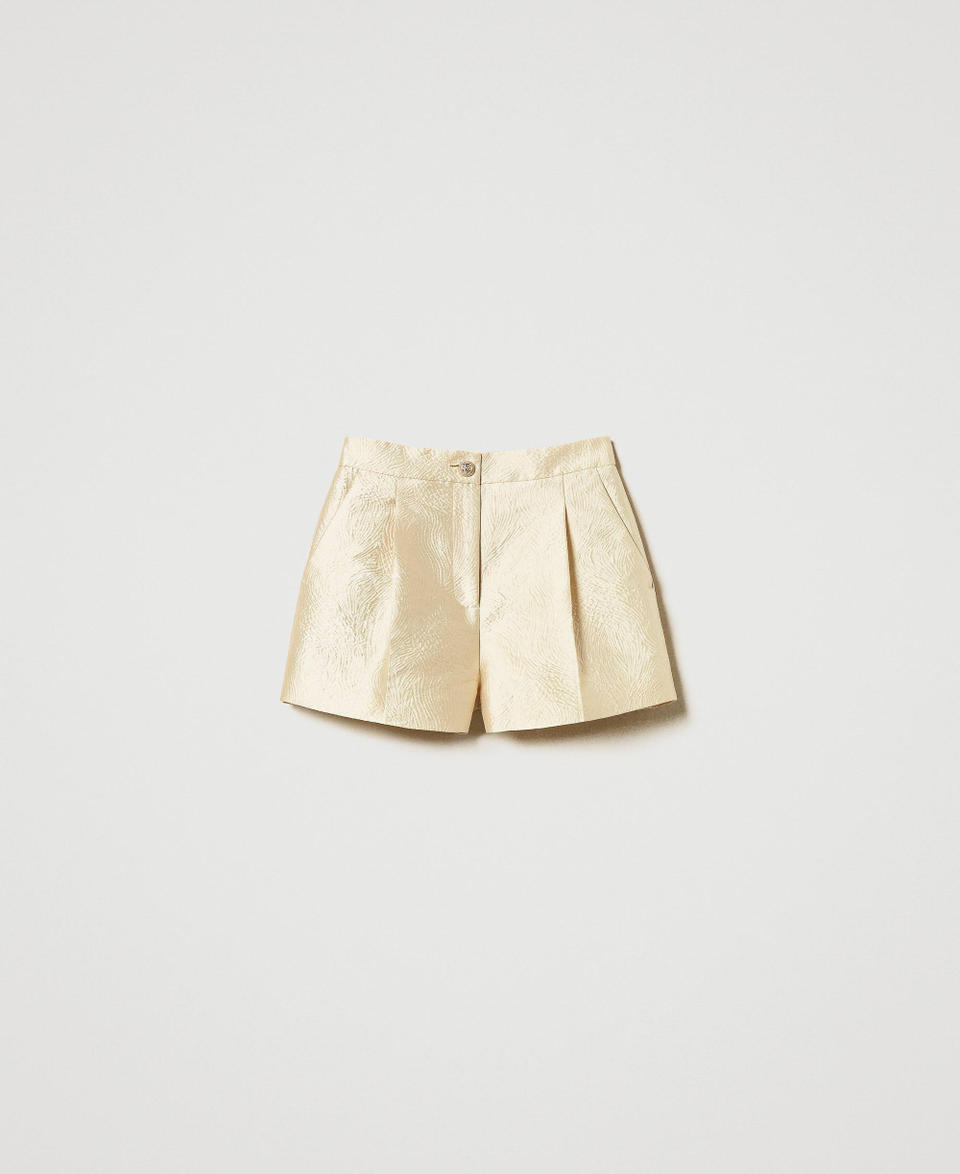 Twin Set Shorts in broccato jacquard Nuova