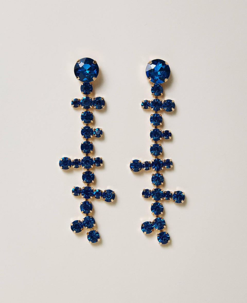 Twin Set Orecchini pendenti con strass