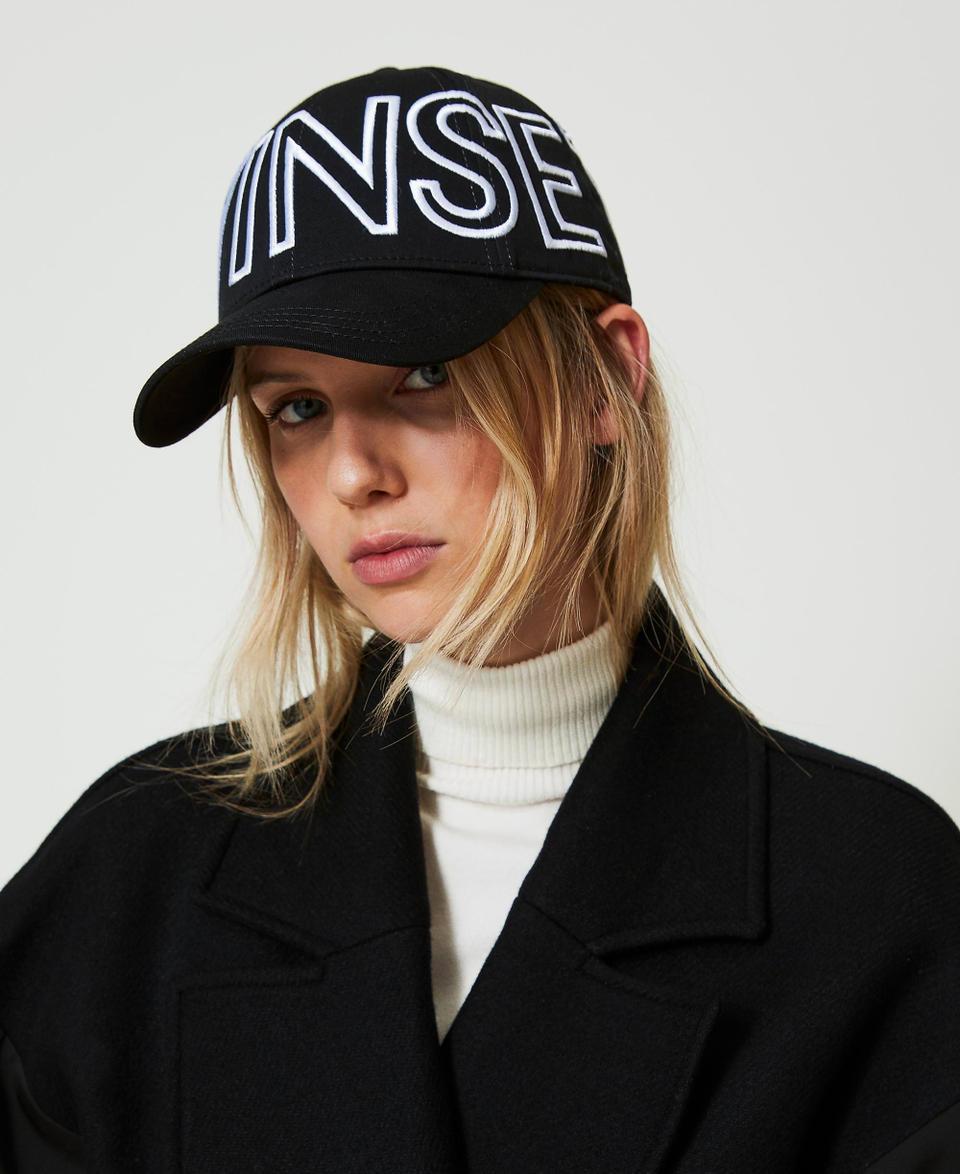 Twin Set Cappello da baseball con maxi logo Offerta settimanale