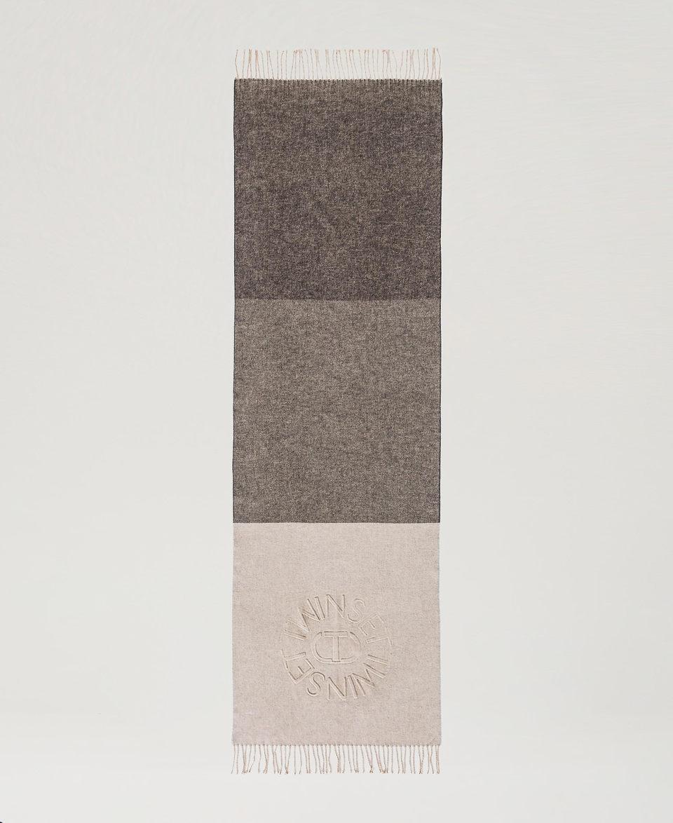 Twin Set Stola in panno con frange Outlet